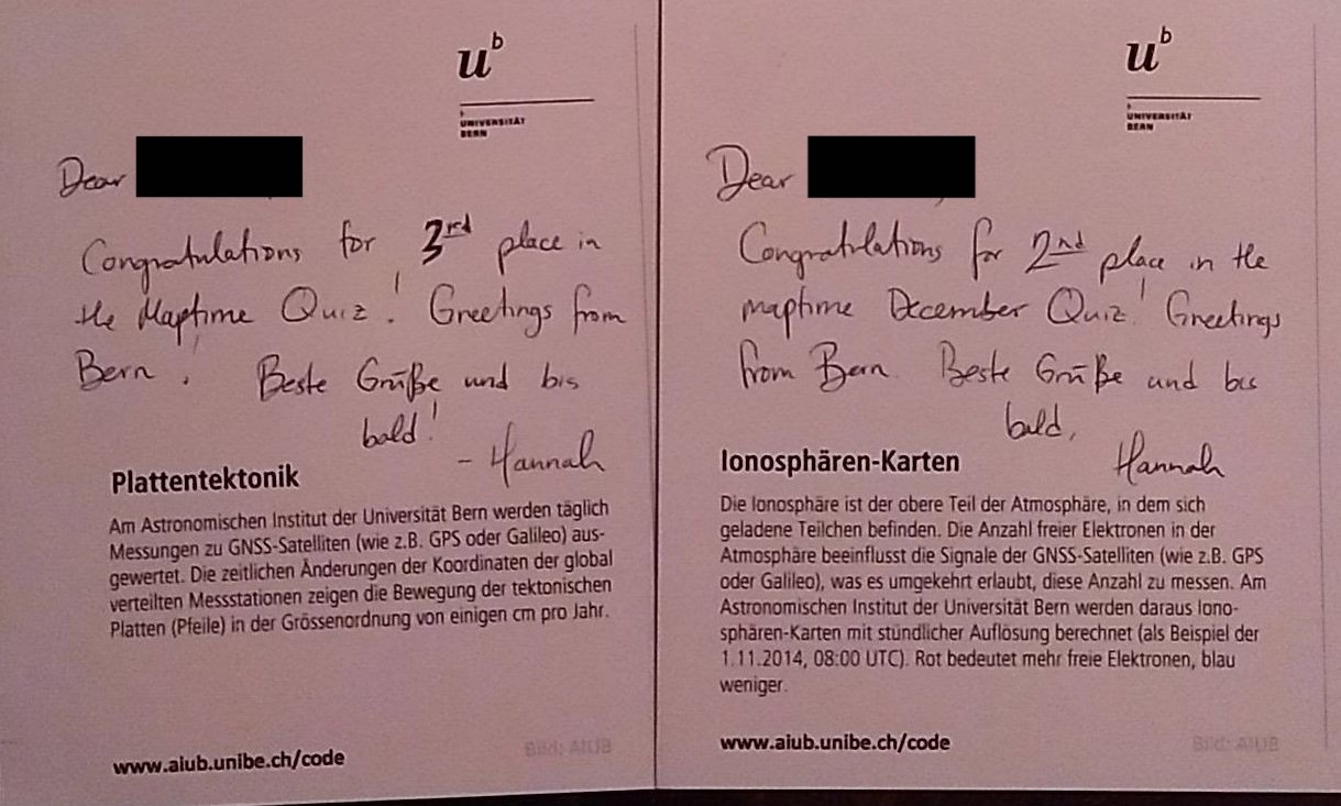 Second and third place, back
